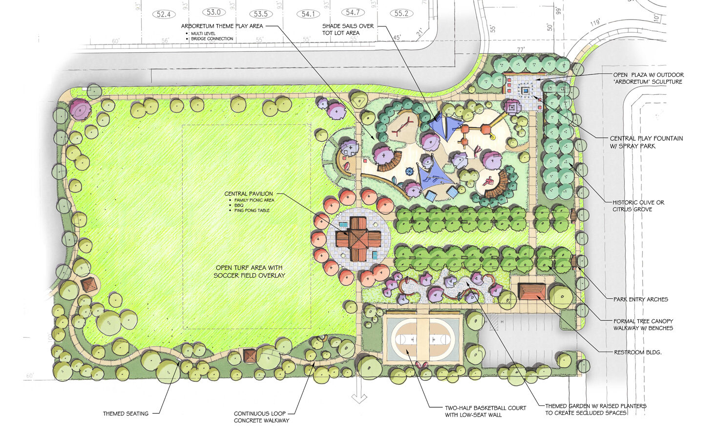 Oak Grove Park - The Arboretum - Landscape Plan - Web - 01